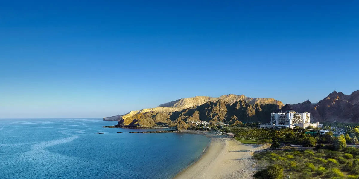 al bustan beach in oman