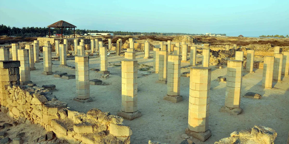 al baleed archaeological park historical site in oman