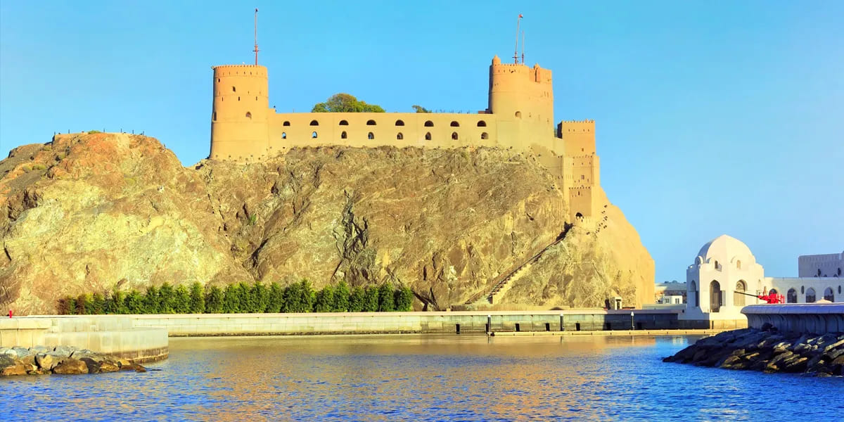 al jalali fort historical site in oman