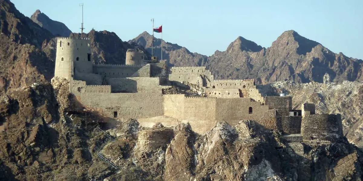 al mirani fort historical place in oman