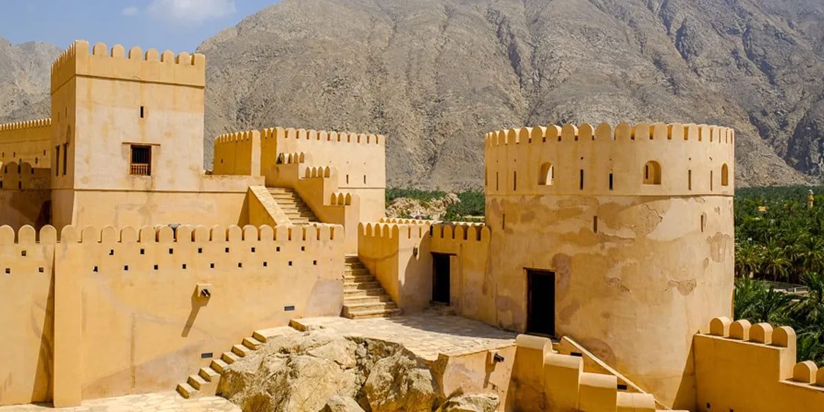 nakhal fort historical site in oman